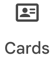 footer - cards