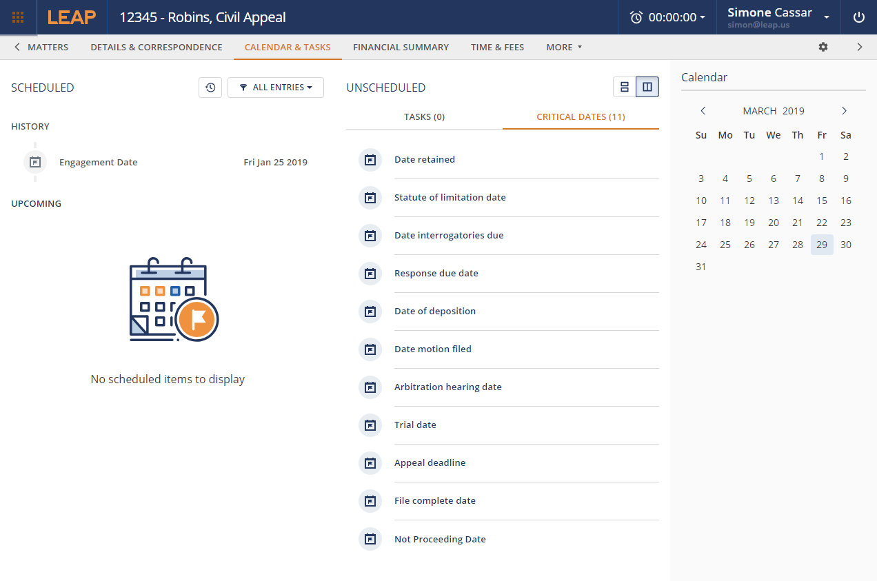 calendar & tasks - web